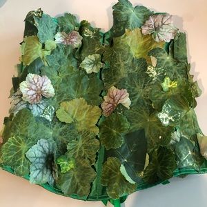 Poison Ivy costume corset